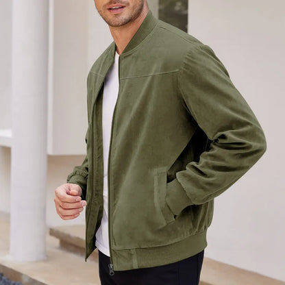 Men’s Vintage Suede Zip Jacket