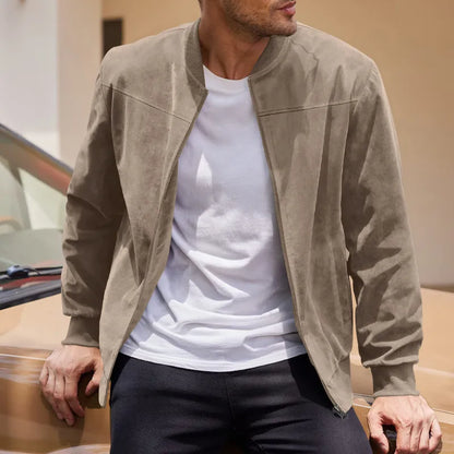 Men’s Vintage Suede Zip Jacket