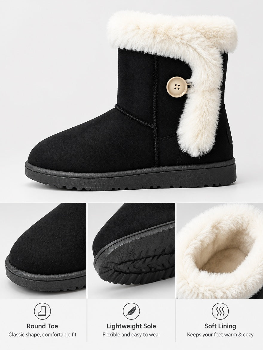 Featherlight Round-Toe Winter Boots