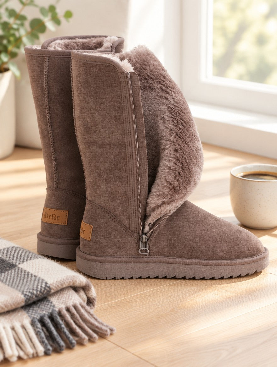 Alpine Knee-High Fur-Lined Snow Boots