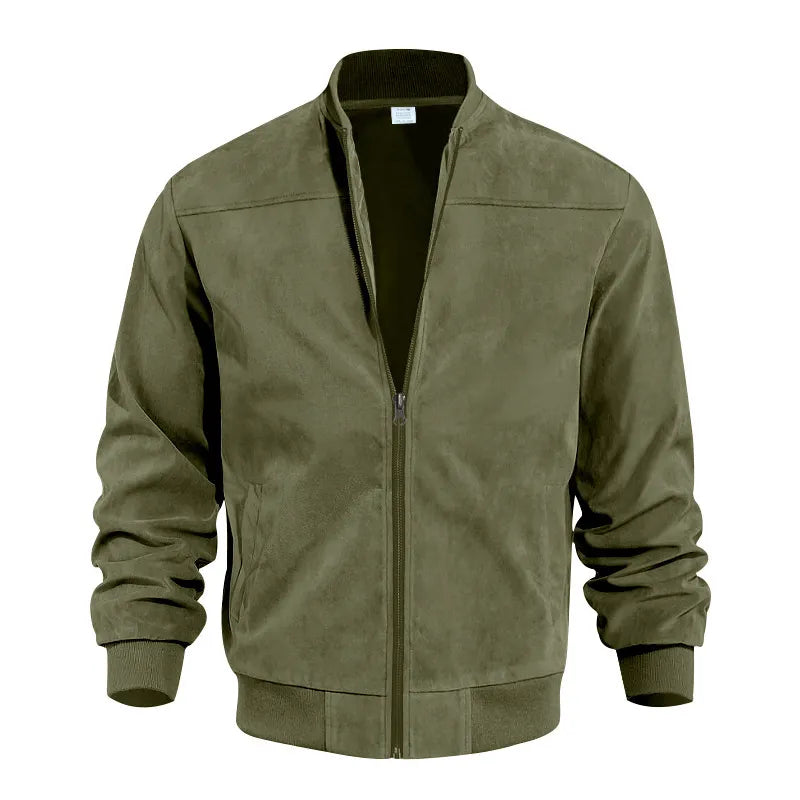 Men’s Vintage Suede Zip Jacket