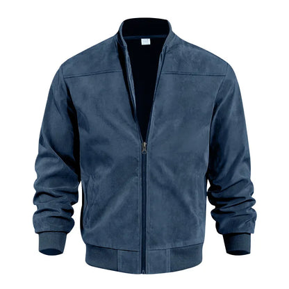 Men’s Vintage Suede Zip Jacket