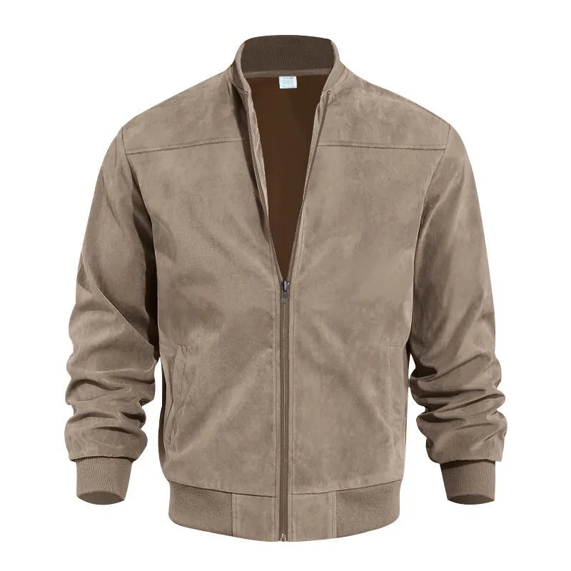 Men’s Vintage Suede Zip Jacket