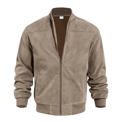 Men’s Vintage Suede Zip Jacket