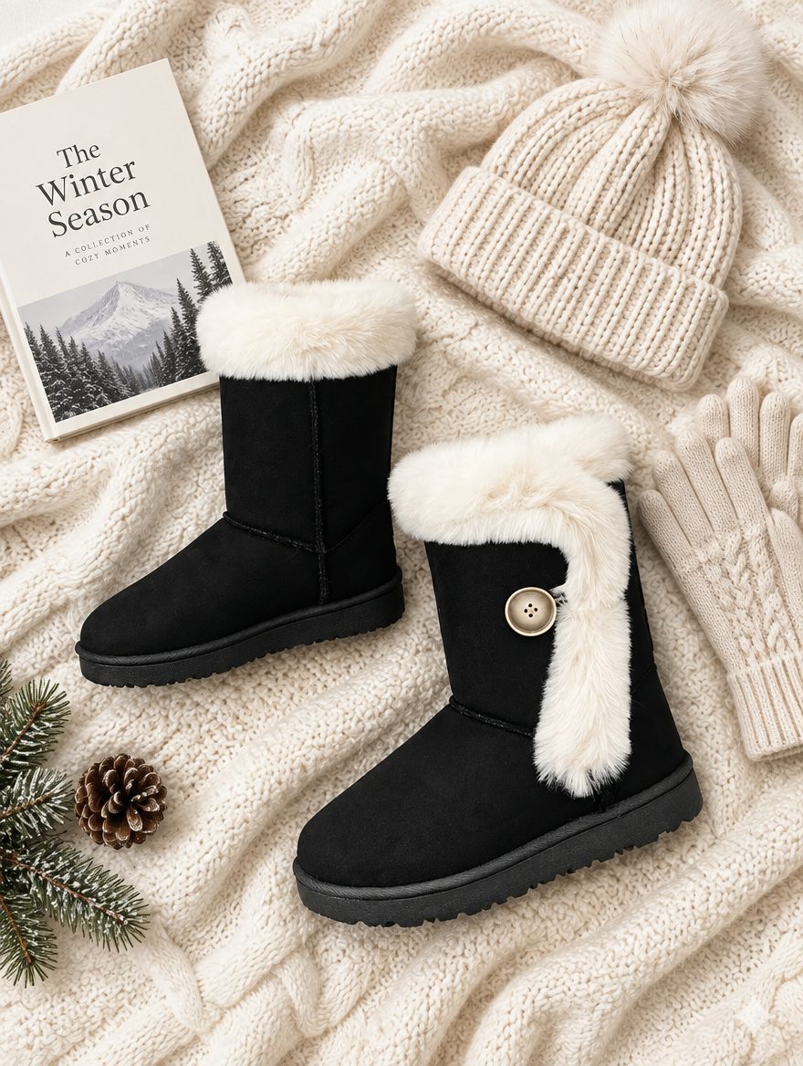 Featherlight Round-Toe Winter Boots