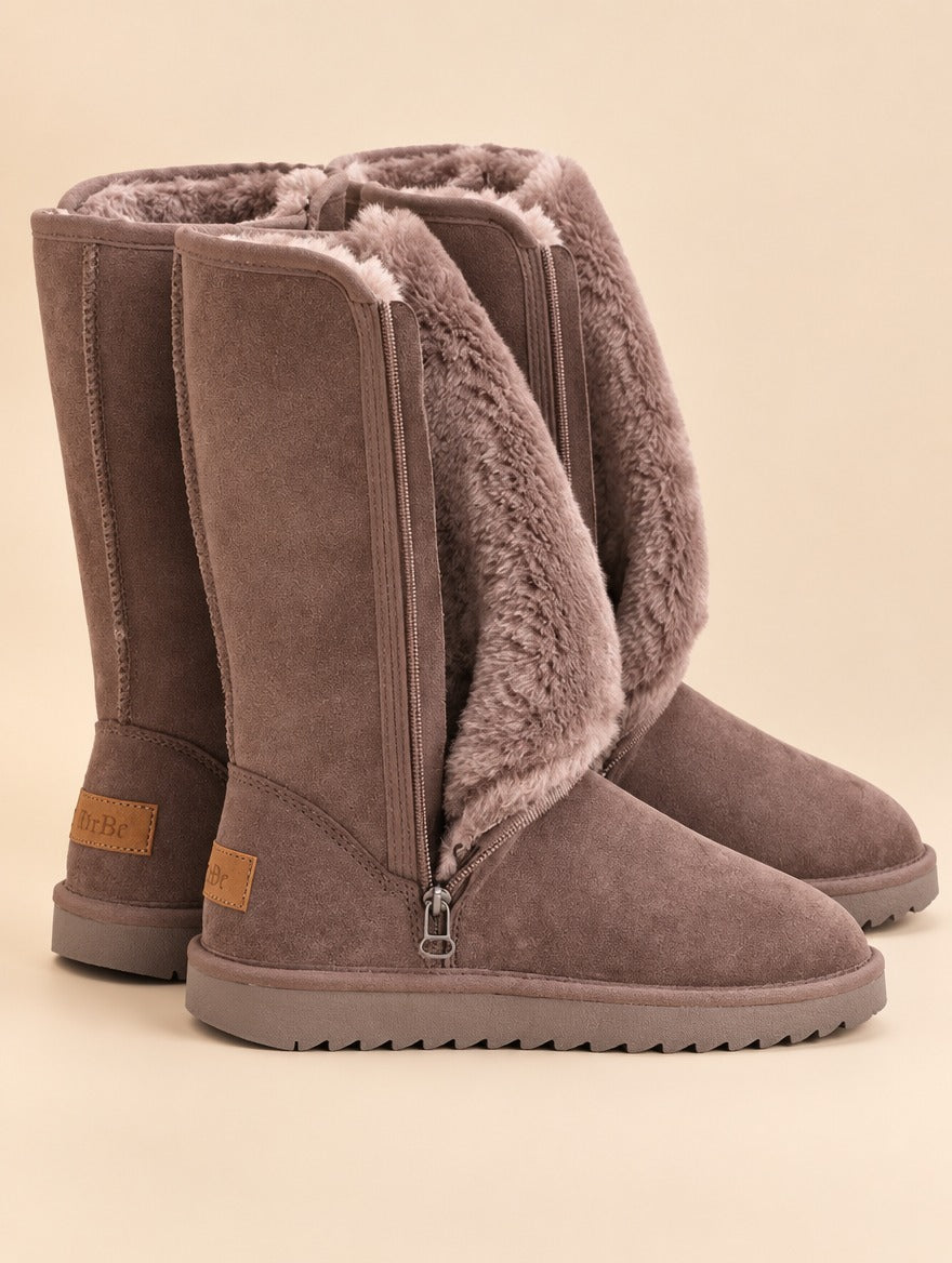 Alpine Knee-High Fur-Lined Snow Boots