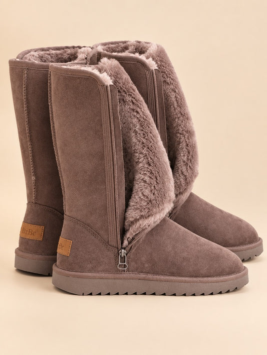 Alpine Knee-High Fur-Lined Snow Boots