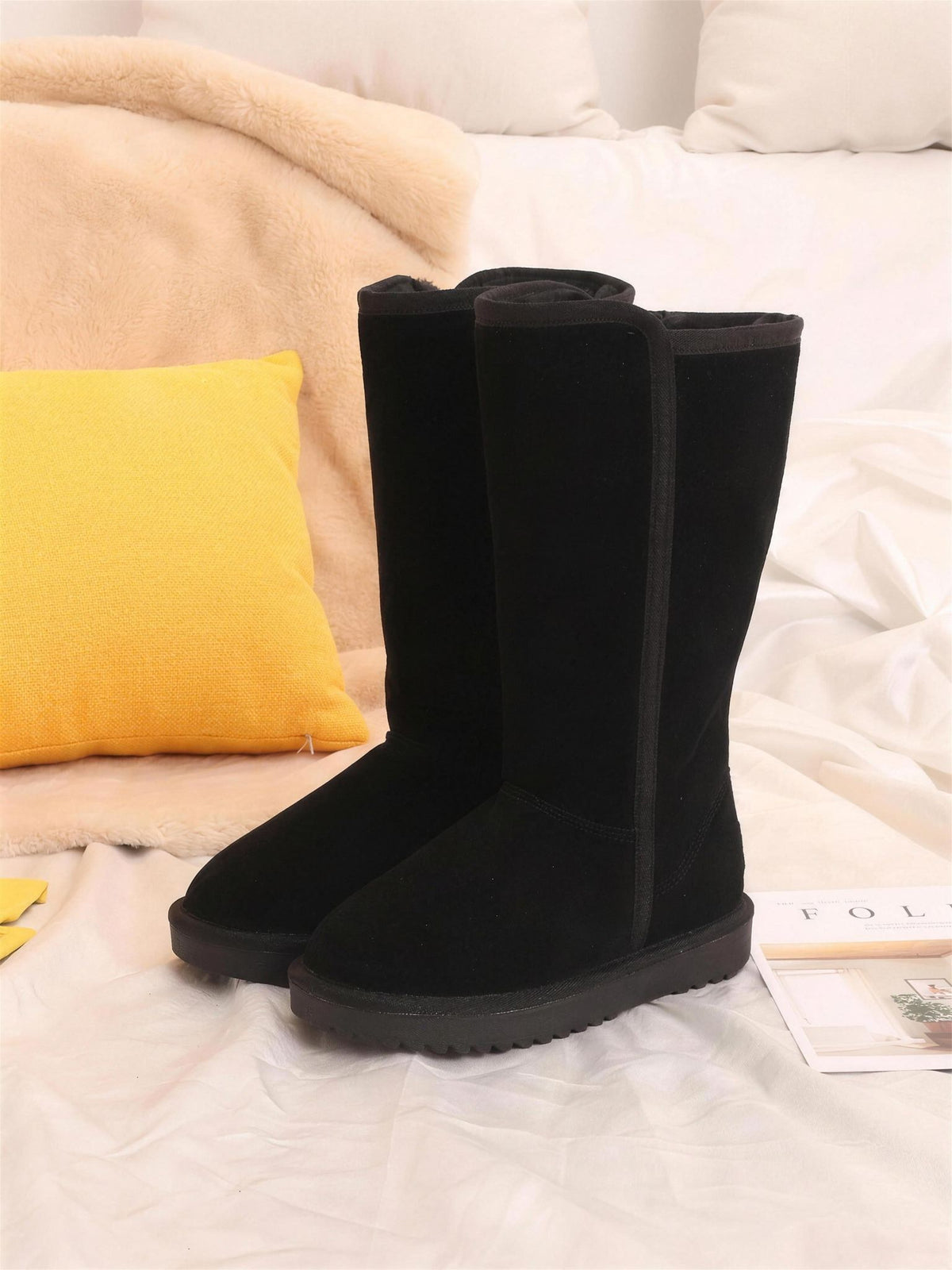 Alpine Knee-High Fur-Lined Snow Boots