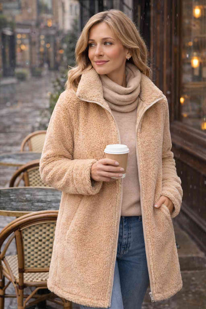 Longline Teddy Coat – 70% Off & Free Delivery Today