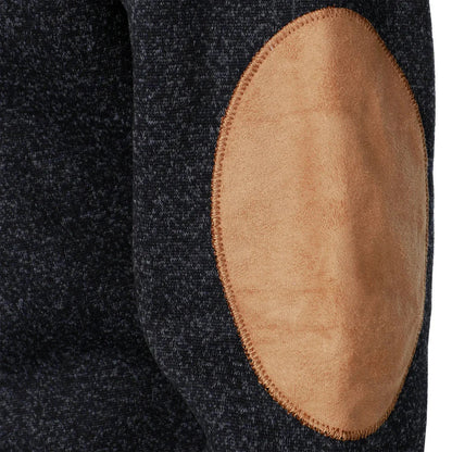 Modern Knit Button-Collar Sweater