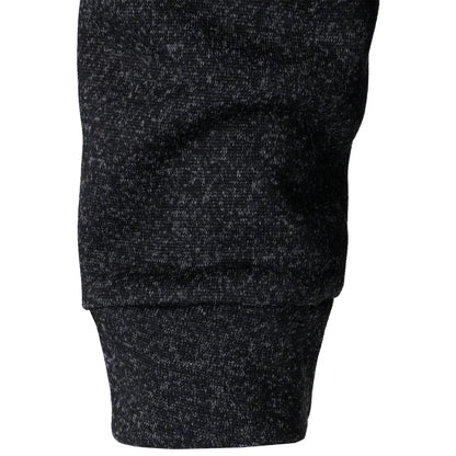Modern Knit Button-Collar Sweater