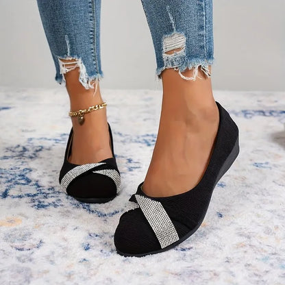 Women's Lightweight Rhinestone Orthopaedic Wedge Shoes