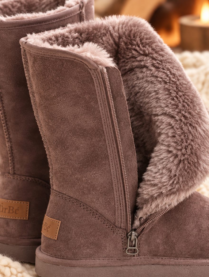 Alpine Knee-High Fur-Lined Snow Boots