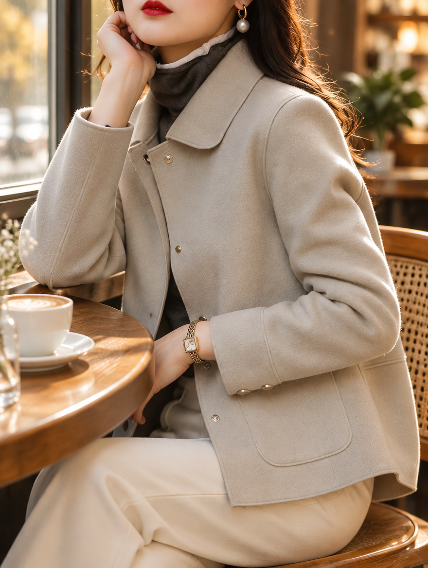 Classic Short Wool Coat