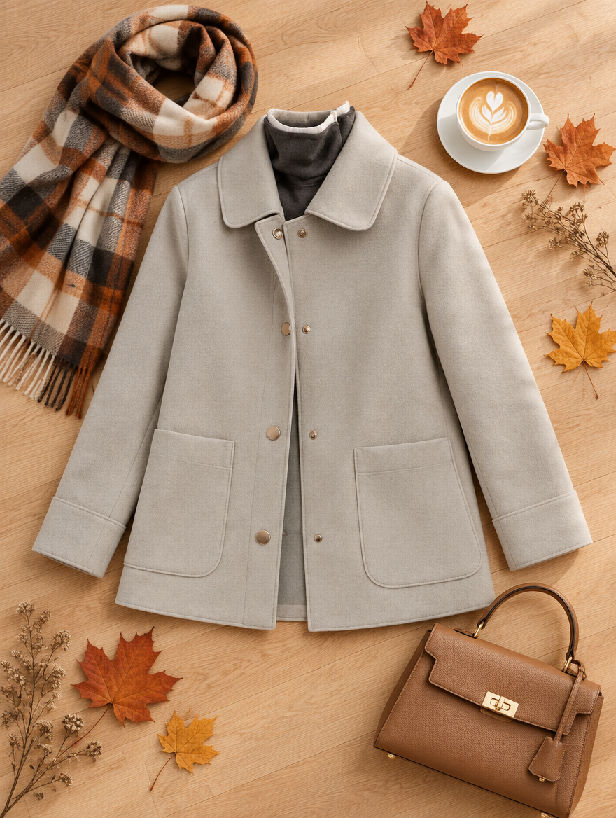 Classic Short Wool Coat