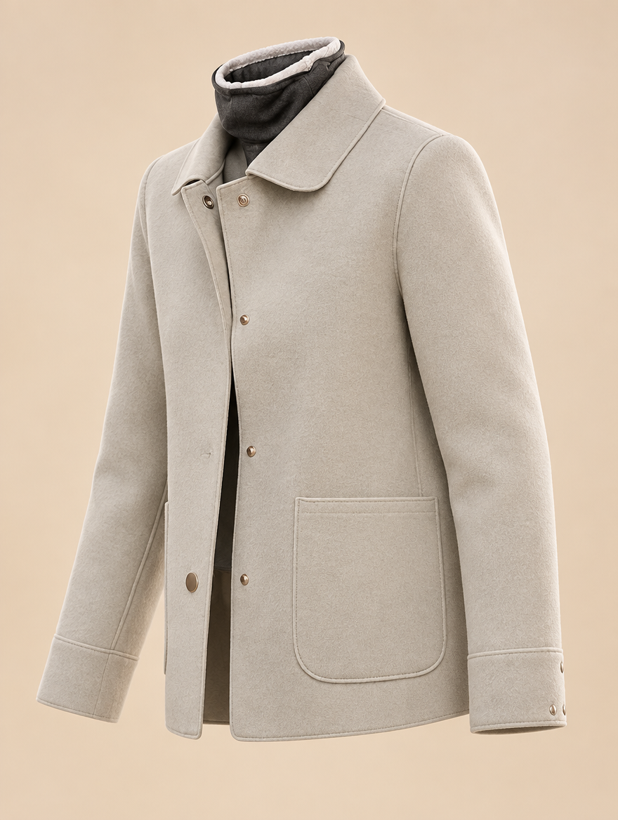 Classic Short Wool Coat