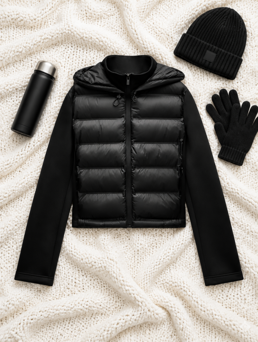 Lightweight Hooded Down Jacket