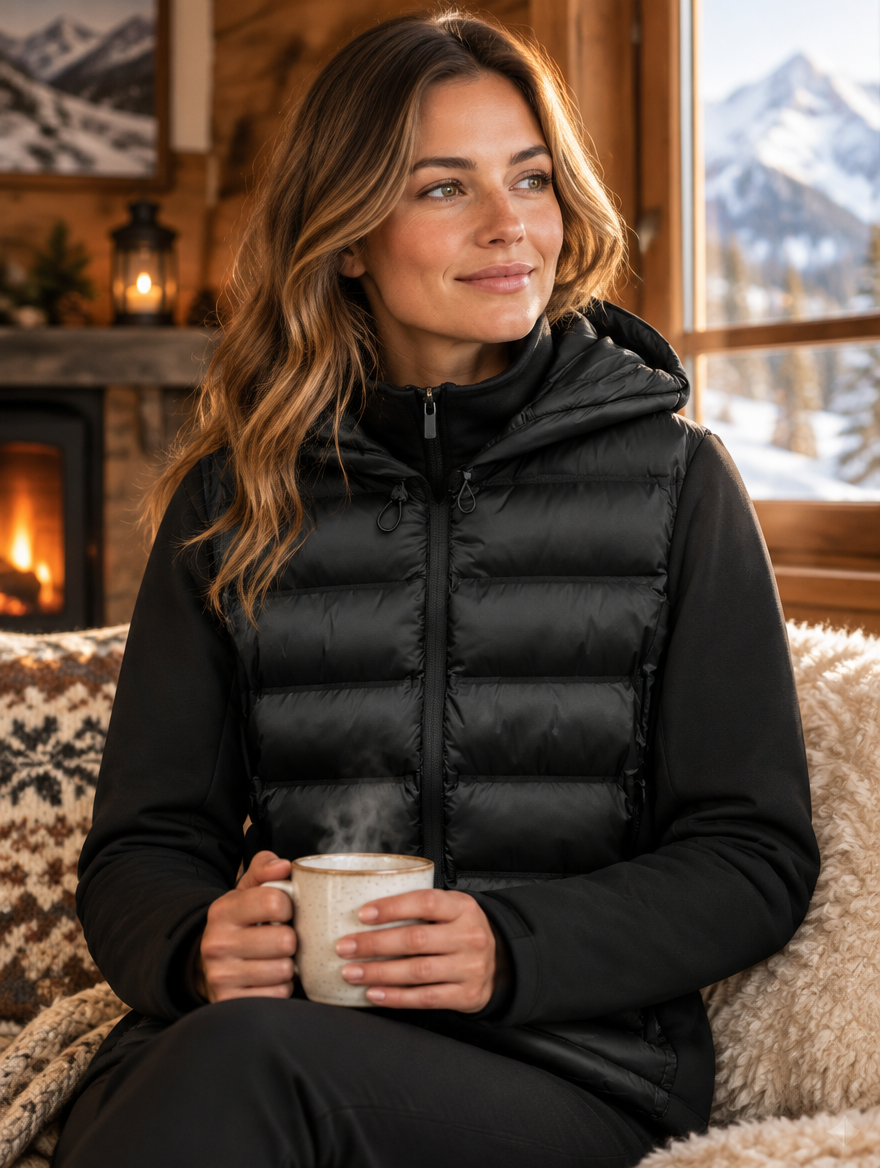 Lightweight Hooded Down Jacket