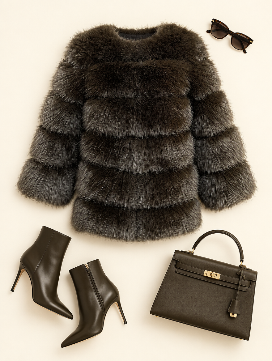 Luxe Faux Fur Winter Coat