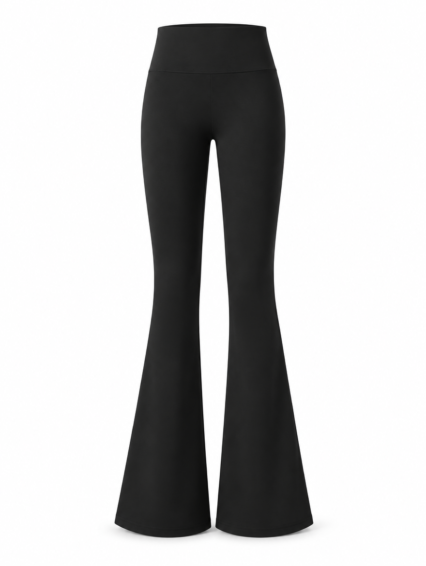 Fleece-Lined Flare Leggings