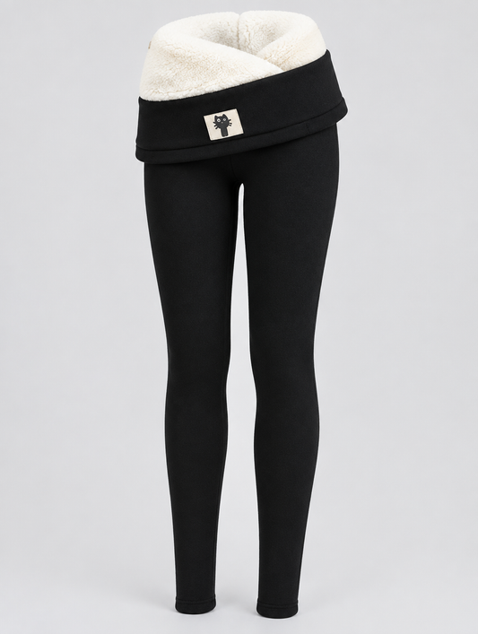 Fleece-Lined Jogger Leggings