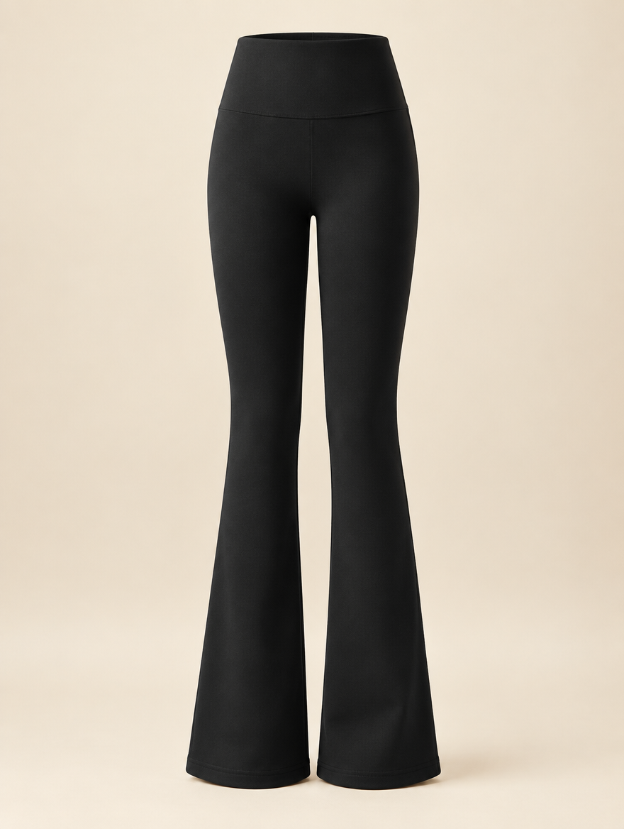 Fleece-Lined Flare Leggings