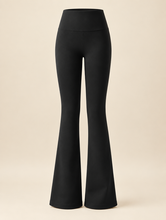 Fleece-Lined Flare Leggings
