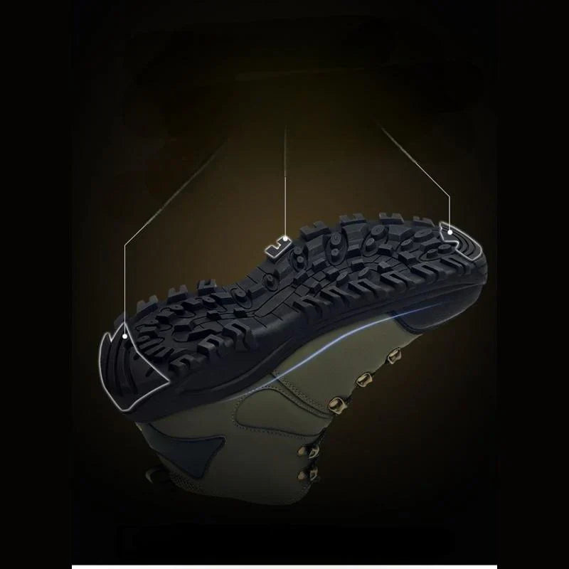 Outdoor hiking boots: shock-absorbing and non-slip